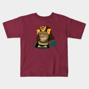 Samurai cat Kids T-Shirt